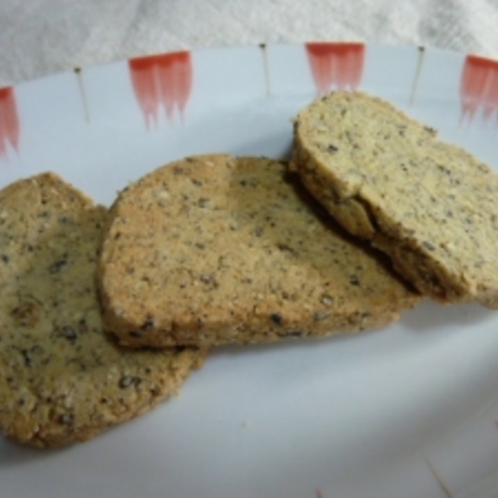 黒ゴマ粉豆腐クッキー